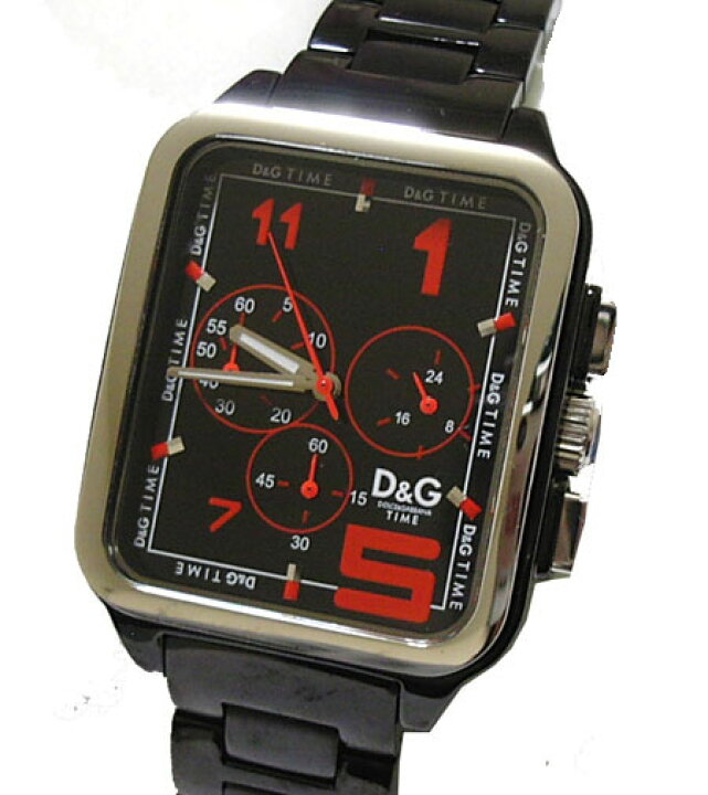楽天市場】D&G TIME ドルチェ＆ガッバーナGERONIMO メンズクロノグラフ 