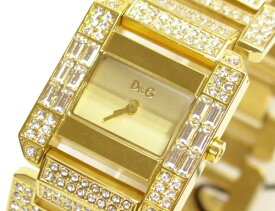 D&G TIME ドルチェ＆ガッバーナROYAL レディースSSゴールドベルト腕時計 DW0220【ラッピング無料】【楽ギフ_包装】