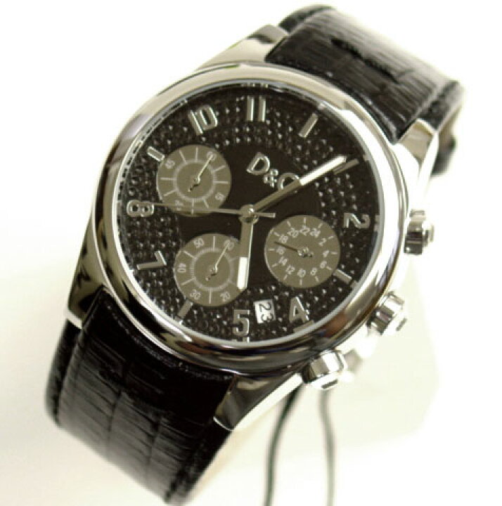 楽天市場】D&G TIME ドルチェ＆ガッバーナSANDPIPERクロノグラフ時計  