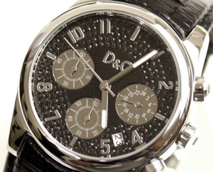 楽天市場】D&G TIME ドルチェ＆ガッバーナSANDPIPERクロノグラフ時計 
