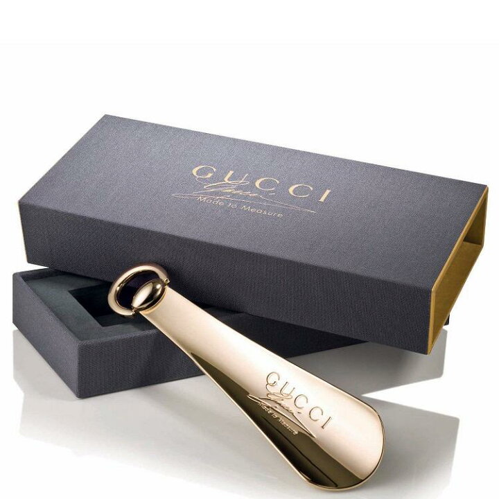 GUCCI】携帯用 靴べら レザーケース付 シューホーン 限定 レア GUCCI  