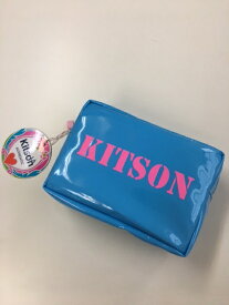 KITSON/キットソン 　ポーチ　ブルー×ピンク 【Luxury Brand Selection】【ラッピング無料】【楽ギフ_包装】【05P03Dec16】