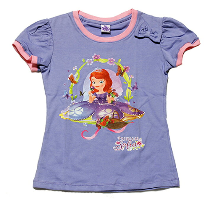 楽天市場 まとめ割り対象商品 メール便送料無料 Disney ディズニー Sofia The First Regular Topちいさなプリンセス ソフィア Tシャツ ライトパープル 子供服 6歳 8歳 10歳 Clothing Warehouse