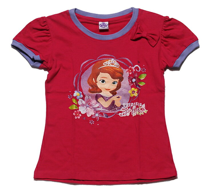 楽天市場 まとめ割り対象商品 メール便送料無料 Disney ディズニー Sofia The First Regular Topちいさなプリンセス ソフィア Tシャツ マゼンタ 子供服 6歳 8歳 10歳 Clothing Warehouse