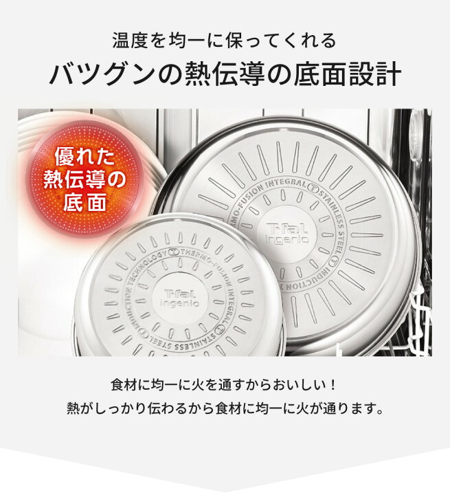 楽天市場】ティファール T-fal インジニオ・ネオ IHステンレス 