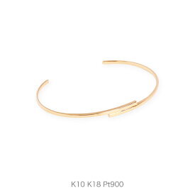 【Stack Line Bangle】 K10/K18/PT900 バングル ゴールド レディース ブレスレット k18 18金 18k k10 10金 10k pt900 ホワイトゴールド プラチナ シンプル 細身 プレゼント ギフト