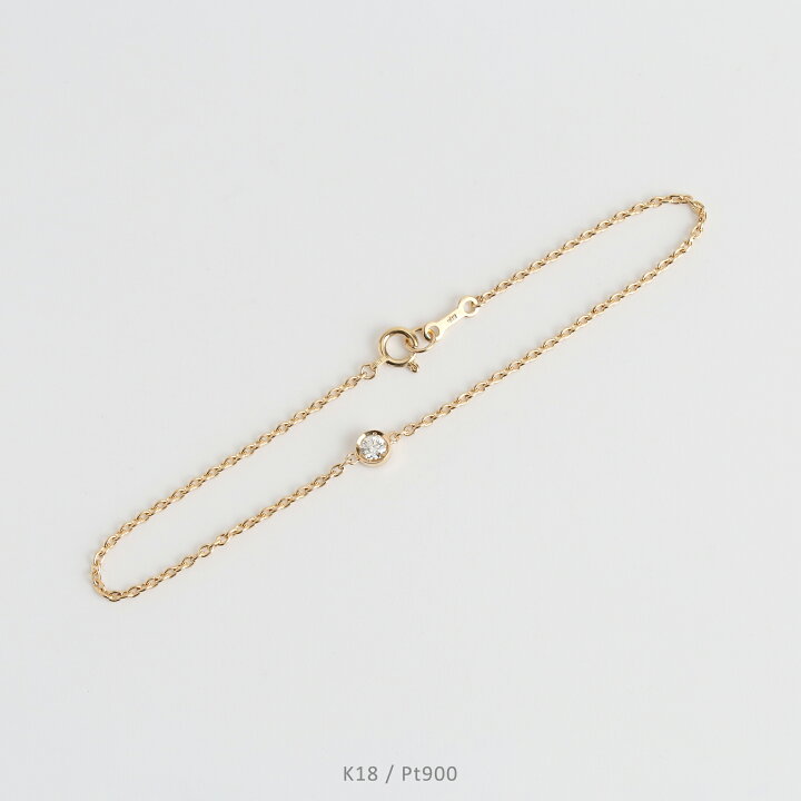 楽天市場】【Bettia Bracelet】 一粒 ダイヤモンド ブレスレット 一粒 