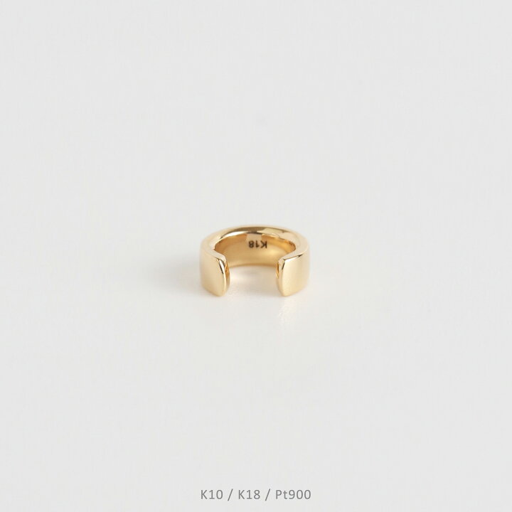 楽天市場】【Basic Plate Ear Cuff S】 K10/K18/Pt900 ゴールド 