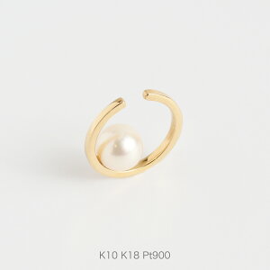 yPearl Ear Cuffz K10/K18/Pt900 Wp[ C[Jt ^ p[ S10 10k k10 18 18k k18 pt900 CG[S[h sNS[h zCgS[h v`i fB[X Ў v[g Mtg