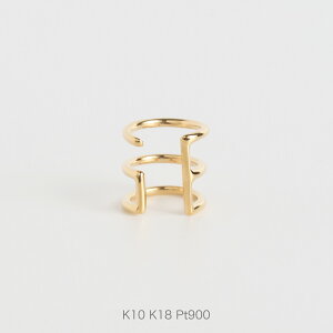 yThree Line Ear Cuffz K10/K18/Pt900 3A S[h C[Jt n 10 10k k10 18 18k k18 pt900 CG[S[h sNS[h zCgS[h v`i fB[X Ў v[g Mtg