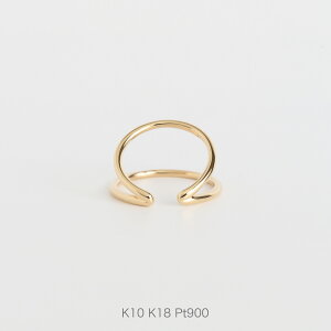 yDouble Hoop Ear Cuffz K10/K18/Pt900 _uA[ C[Jt fB[X n A 10 10k k10 18 18k k18 pt900 CG[S[h sNS[h zCgS[h v`i fB[X Vv 