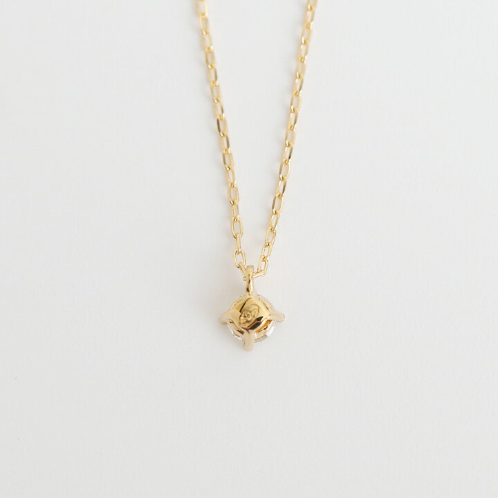 楽天市場】【Pealina Necklace 0.2ct】 K10/K18/Pt900 一粒 