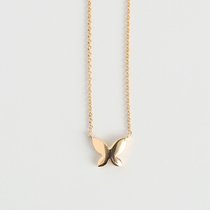楽天市場】【Butterfly Pave Necklace】 K10/K18/Pt900 バタフライ 