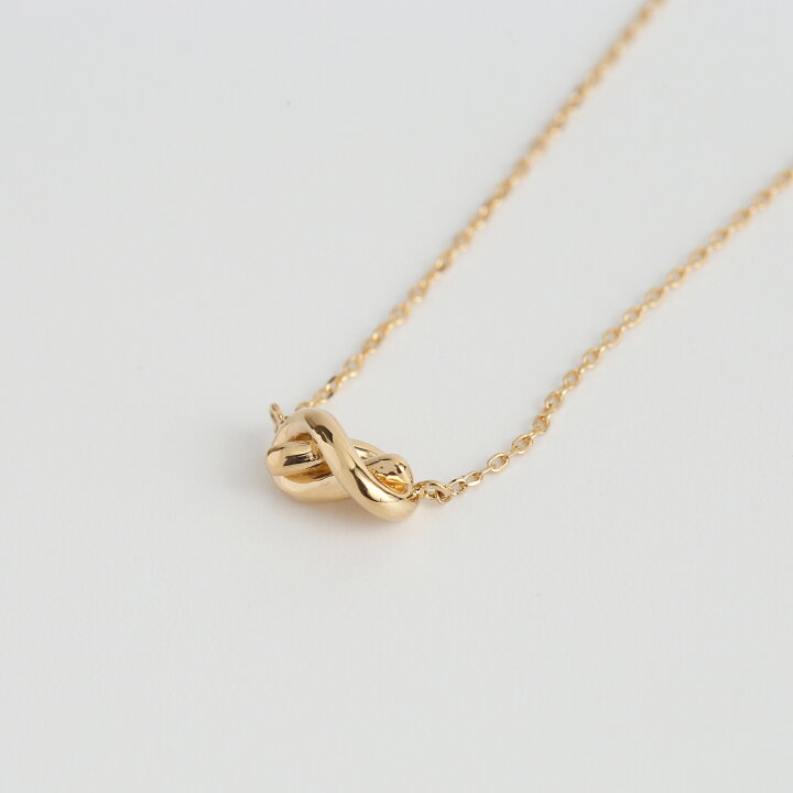 楽天市場】【Knot Necklace】 K10/K18/Pt900 結び目 モチーフ 地金