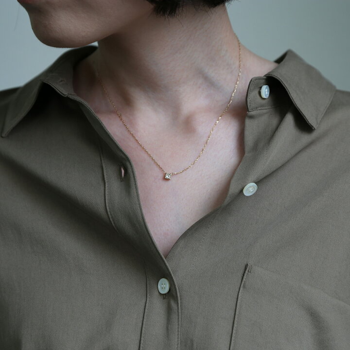 楽天市場】【Princess Necklace】 K10/K18/Pt900 一粒 プリンセス 