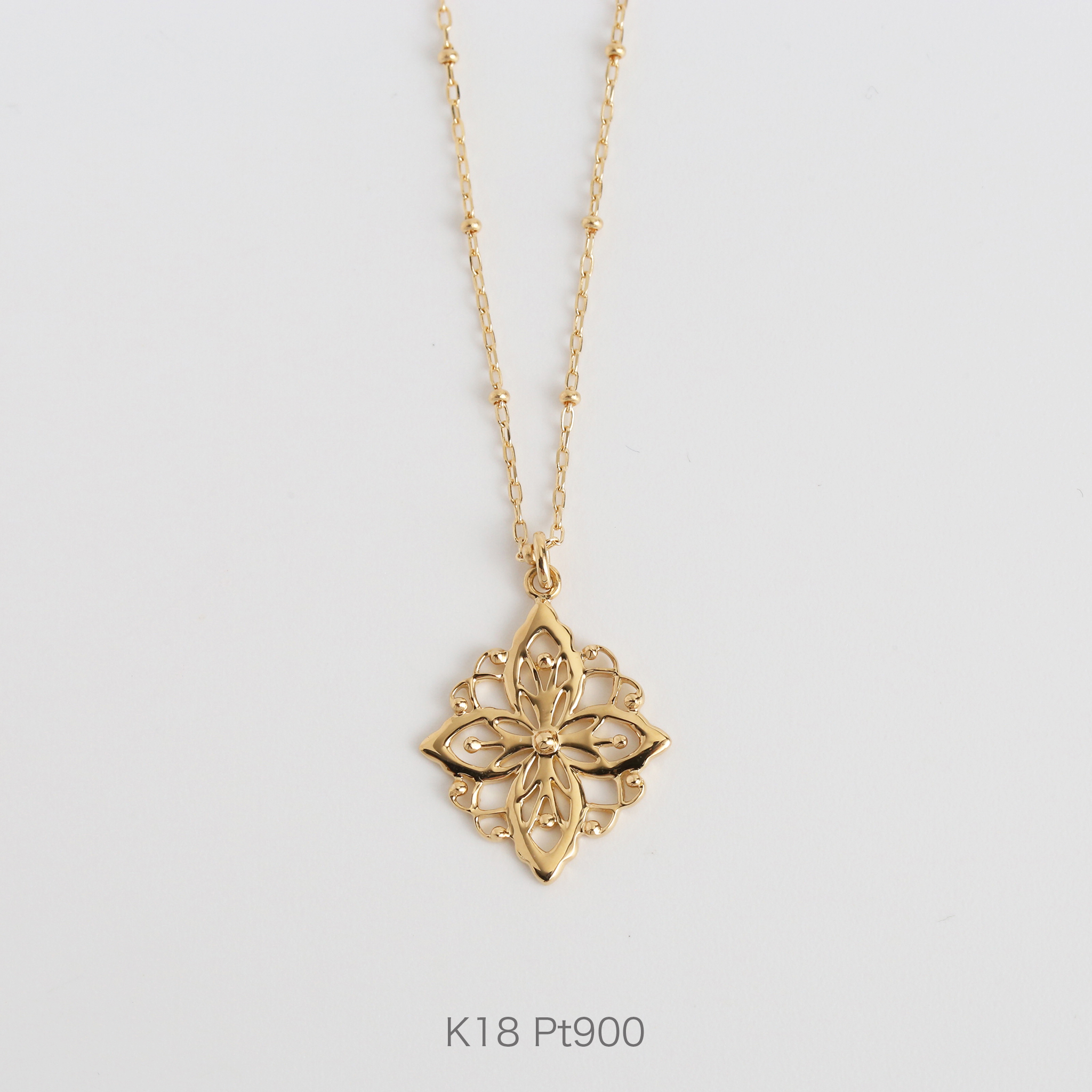 【楽天市場】【Ludhiana】 K18/Pt900 ネックレス ロングネックレス