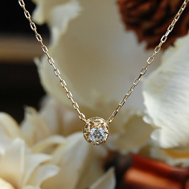 楽天市場】【Amulet Necklace】 K10/K18/Pt900 王冠 モチーフ 一粒 