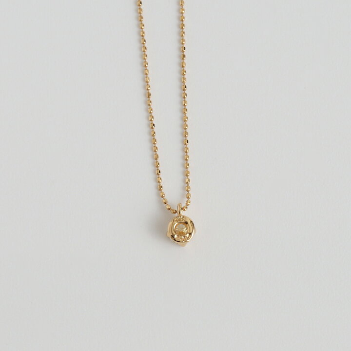 楽天市場】【Bersa Necklace 0.10ct】 K10/K18 一粒 ダイヤモンド  