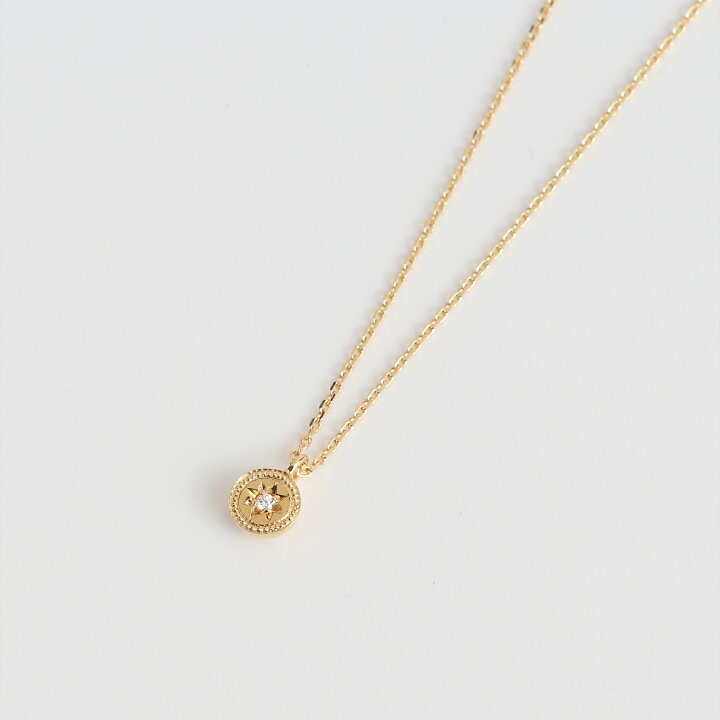楽天市場】【One Diamond Star Necklace】K10/K18/Pt900 星 モチーフ 