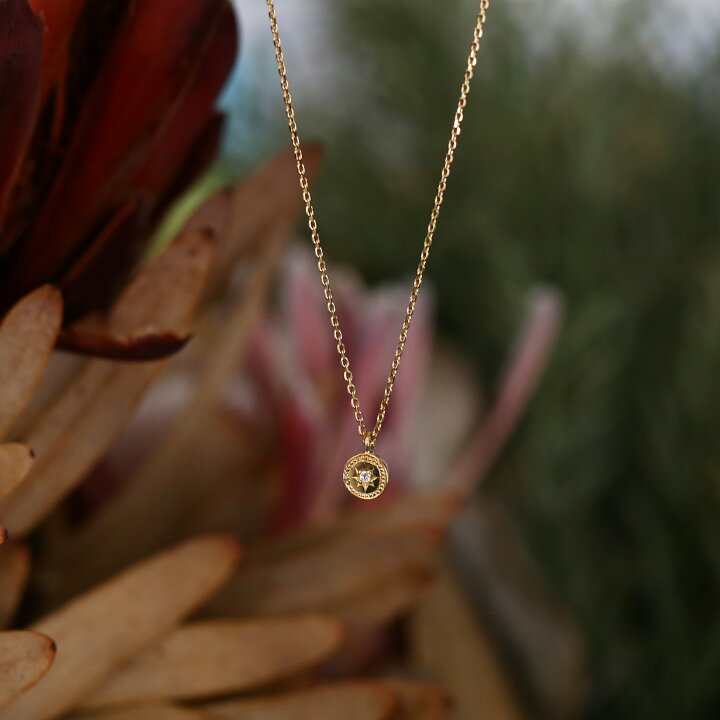 楽天市場】【One Diamond Star Necklace】K10/K18/Pt900 星 モチーフ 