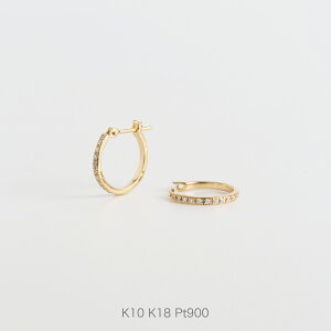 yHoop Pierce Diamondz K10/K18/Pt900 _Ch t[vsAX 10 10k k10 18 18k k18 pt900 CG[S[h sNS[h zCgS[h v`i fB[X Ԃ  v[g Mtg