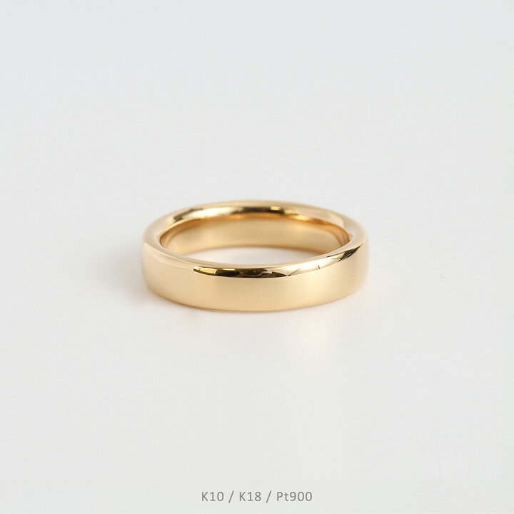 楽天市場】【Plane Nude Ring / Large】 K10/K18/Pt900 地金 リング 