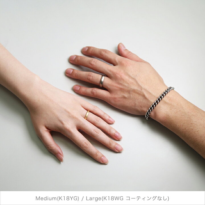 楽天市場】【Plane Nude Ring / Medium】 K10/K18/Pt900 シンプル 