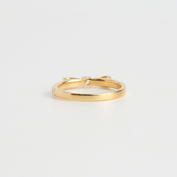 楽天市場】【Ribbon Ring】 K10/K18/Pt900 ダイヤモンド リボン 