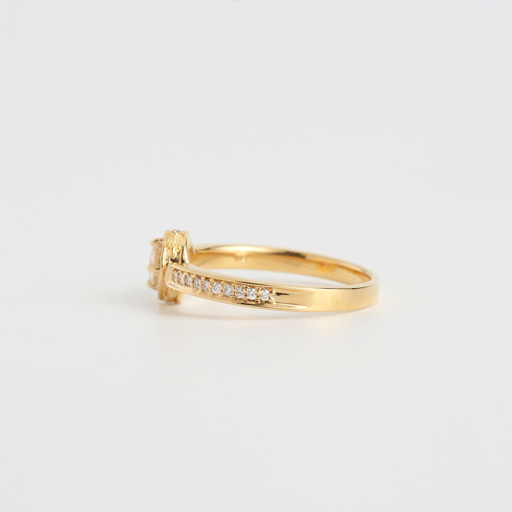 楽天市場】【Fountain Ring】 K10/K18/Pt900 ダイヤモンド ヘイロー 