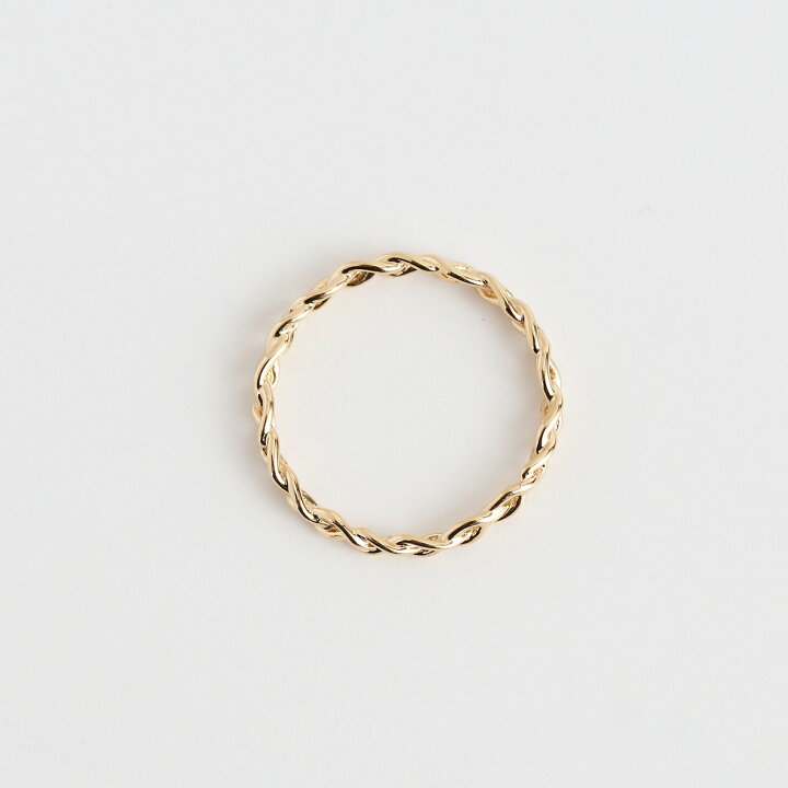 楽天市場】【Lourdes Ring】 K10/K18/Pt900 編み込み モチーフ 地金 