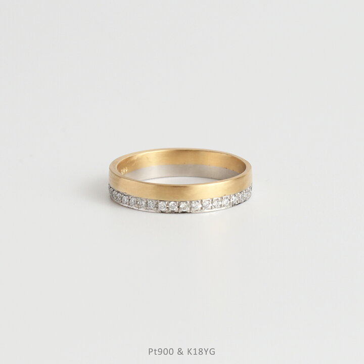 楽天市場】【Eternity Combi Ring / Deux Type01】 Pt900＆K18ゴールド  