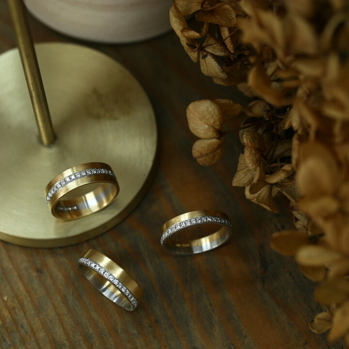 楽天市場】【Eternity Combi Ring / Deux Type01】 Pt900＆K18ゴールド 