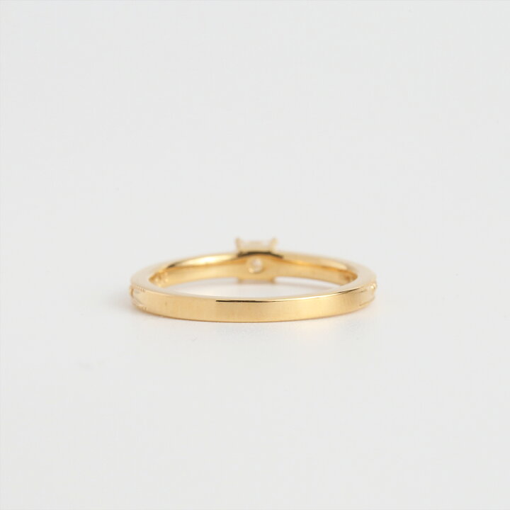 楽天市場】【Basic Ring】 K10/K18/Pt900 一粒 プリンセスカット 