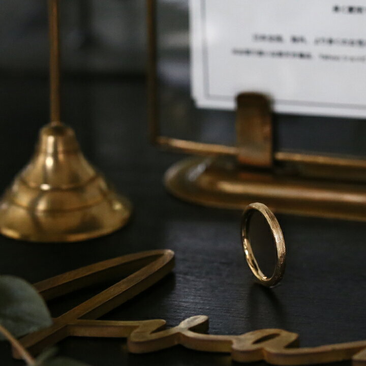 楽天市場】【Valentino Ring S】 K10/K18/Pt900 ヘアライン 地金  