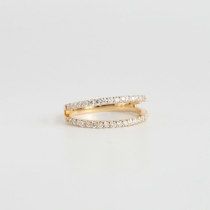 楽天市場】【Diane Ring type01】 K10/K18/Pt900 ダイヤモンド ダブル 