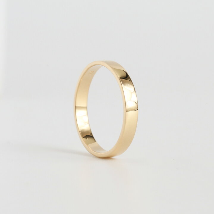楽天市場】【Nude Plate Ring / Medium】 K10/K18/Pt900 平打ち 地金 