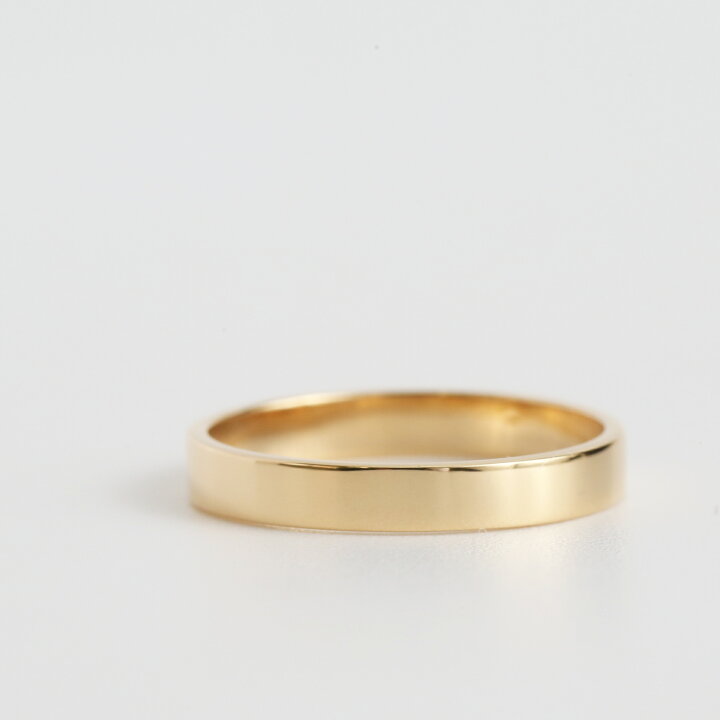 楽天市場】【Nude Plate Ring / Medium】 K10/K18/Pt900 平打ち 地金 