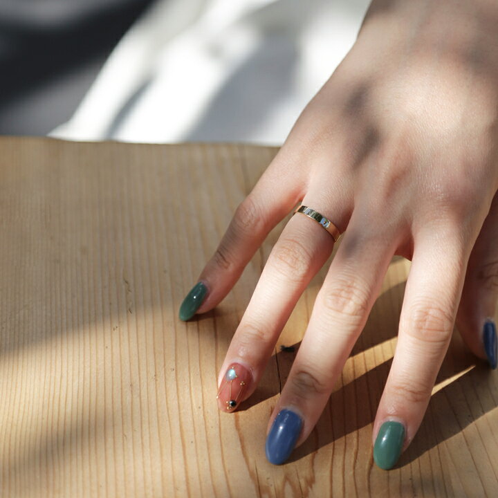 楽天市場】【Nude Plate Ring / Medium】 K10/K18/Pt900 平打ち 地金 