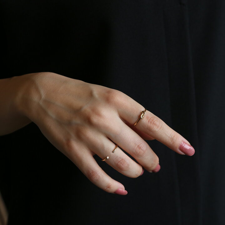 楽天市場】【Eclairer Ring】 K10/K18/Pt900 ダイヤモンド オープン 