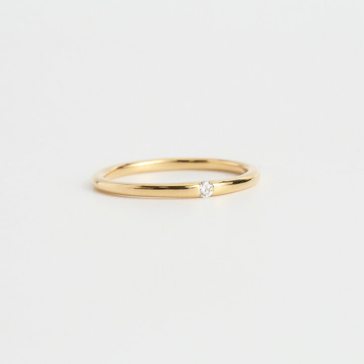 楽天市場】【One Diamond Ring】 K10/K18/Pt900 一粒 ダイヤモンド 