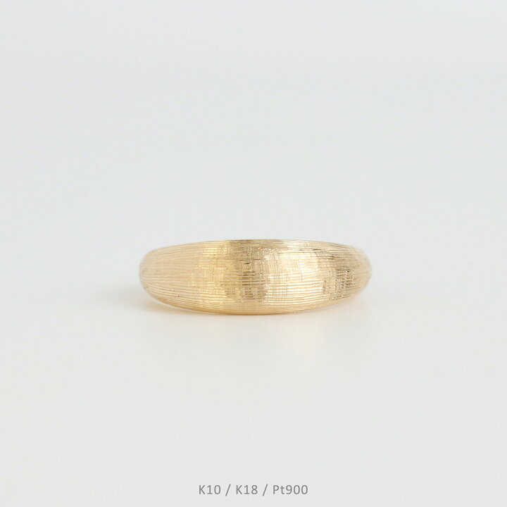 楽天市場】【Valentino Ring】 K10/K18/Pt900 ヘアライン 地金 リング 