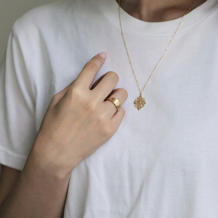 楽天市場】【Valentino Ring】 K10/K18/Pt900 ヘアライン 地金 リング  