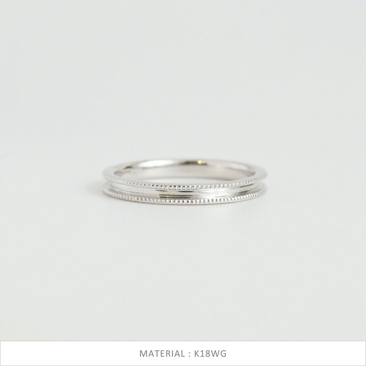 楽天市場】【Navarra Ring】 K10/K18/Pt900 ミルグレイン 地金 リング  
