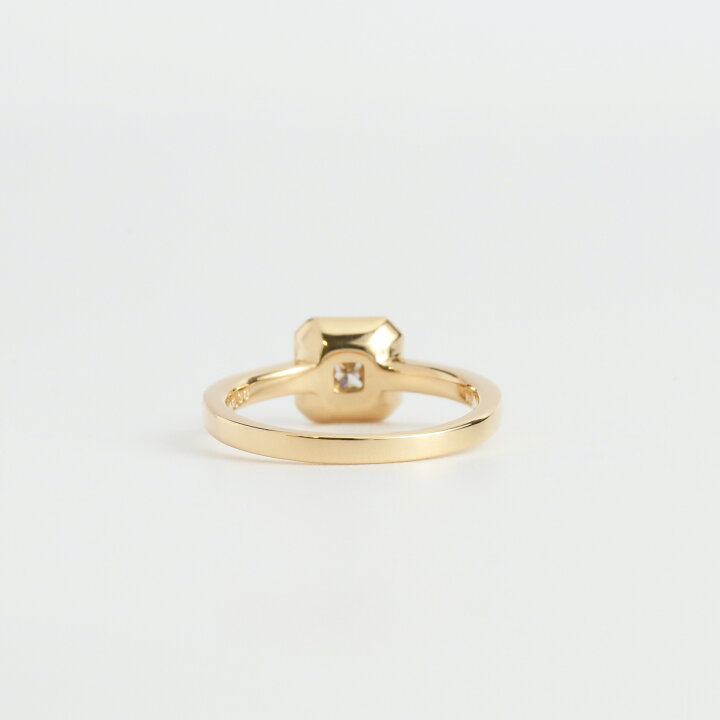 楽天市場】【Laurence Ring】 K10/K18/Pt900 プリンセスカット 