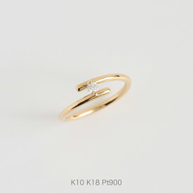 【Floating Diamond Ring】 K10/K18/Pt900 一粒ダイヤ リング ダイヤモンド ゴールド ホワイトゴールド ピンクゴールド プラチナ 指輪 pt900 k18 18金 18k k10 10金 10k 女性 大人 プレゼント ギフト