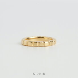 【Gaudi Ring】 K10/K18 ブロックリング 地金 指輪 結婚指輪 マリッジリング ペア レディース k18 18金 18k k10 10金 10k ピンクゴールド ホワイトゴールド メンズ 男性 シンプル 号 プレゼント ギフト