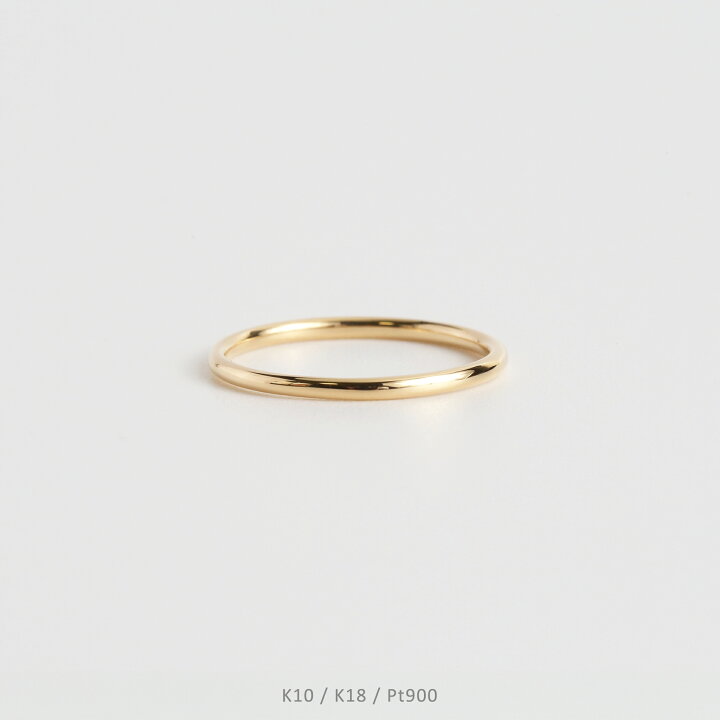 楽天市場】【Nude Ring / middy】 K10/K18/Pt900 シンリング 細身 指輪 