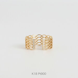 yPamelah Ringz K18/Pt900  _Ch I[vO tH[NO w k18 18 18k pt900 CG[S[h sNS[h zCgS[h v`i fB[X L  Ԃ 