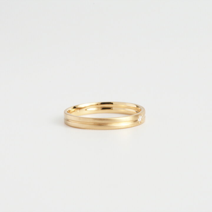 楽天市場】【Purete Ring】 K10/K18/Pt900 一粒 ダイヤモンド 艶消し 