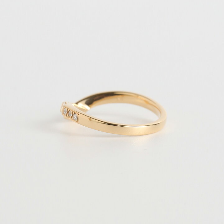 楽天市場】【Diamond Ribbon Ring / Baguette】 K10/K18/Pt900 